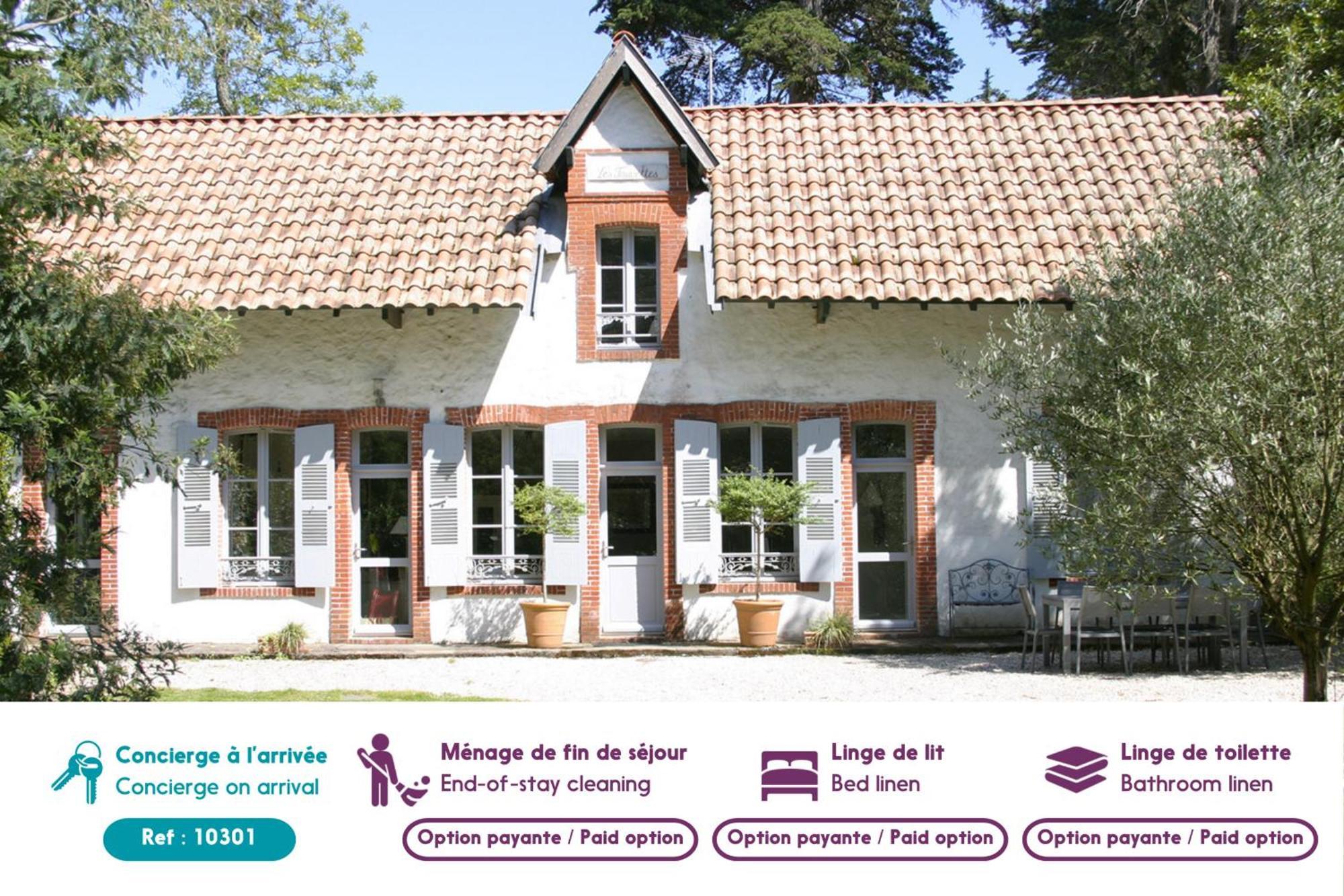 Villa Traditionnelle Pour 8 - 550M De La Plage Noirmoutier-en-l'Ile Esterno foto